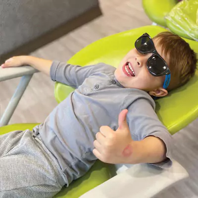 Instant Enrollment for Dental Plan Child Thumbs Up